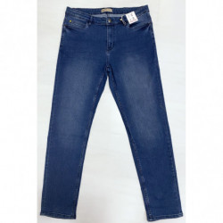 Jeans bleu grande taille très extensible