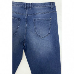 Jeans bleu grande taille très extensible