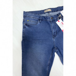 Jeans bleu grande taille très extensible