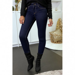 Jeans slim brute et extensible avec poches