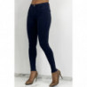 Jeans slim bleu marine à détails déchiré en bas