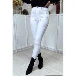 Jean slim blanc taille...