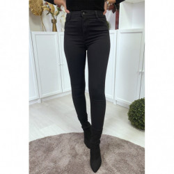 Jean slim noir taille haute...