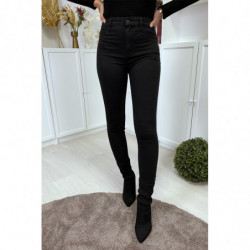 Jean slim noir taille haute...