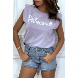 T-shirt Princess lilas avec...