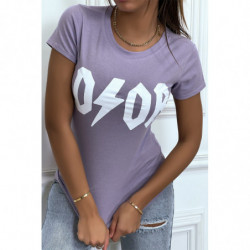 Tee-shirt lilas D/OR