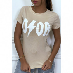 Tee-shirt beige D/OR