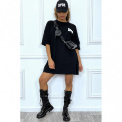 Tee-shirt oversize noir...