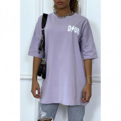 Tee-shirt oversize mauve...