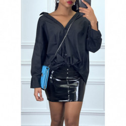 Chemise noire oversize...