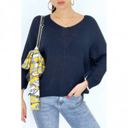 Pull fluide marine en...