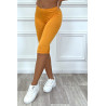 Legging court tout doux orange - 1