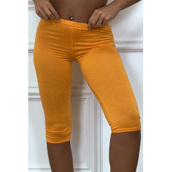 Legging court tout doux orange - 2