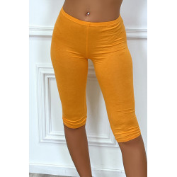 Legging court tout doux orange - 5