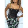 Petit top noir en sequins et en tulle - 3