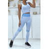 Ensemble de sport femme bleu - 1