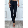 Jeans slim marine taille haute - 11