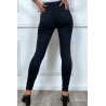 Jeans slim marine taille haute - 14