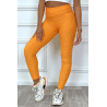 Legging push-up orange anti cellulite effet minceur - 5