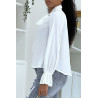 Blouse fluide blanche à manches longues - 3