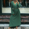 Abaya Rania verte  - 4