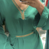 Abaya Rania verte  - 5