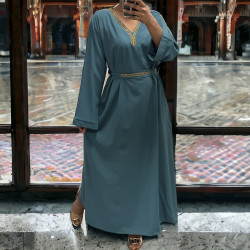 Abaya Rania canard  - 1