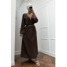 Abaya Rania choco  - 3