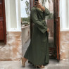 Abaya Rania kaki  - 1