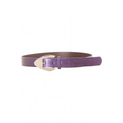 Ceinture femme en violet avec boucle métallisé. mh-020 - 2