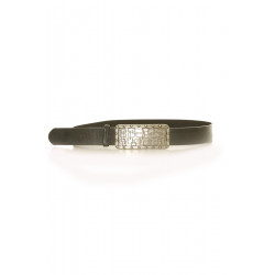 Ceinture Noire avec boucle rectangle - CE 573 - 1