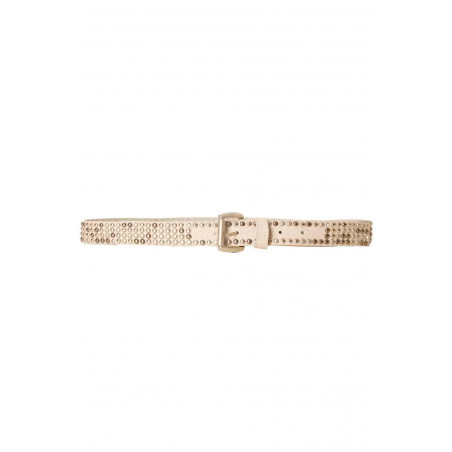 Ceinture Taupe fine avec petite boucle SG-0974 - 1