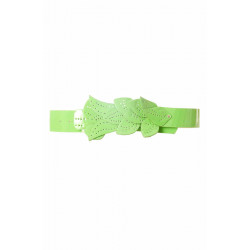 Ceinture Verte, boucle motif feuilles BG-PO44 - 6