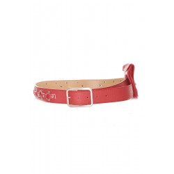 Ceinture rouge avec pochette - LDF9019 - 1