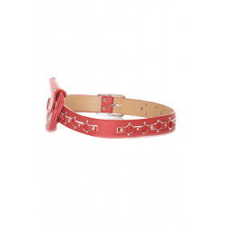 Ceinture rouge avec pochette - LDF9019 - 2