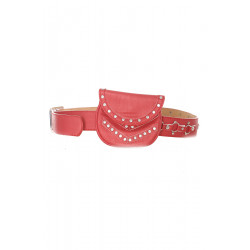 Ceinture rouge avec pochette - LDF9019 - 4