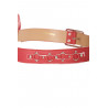 Ceinture rouge avec pochette - LDF9019 - 5