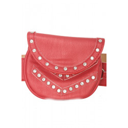 Ceinture rouge avec pochette - LDF9019 - 7