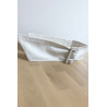 Ceinture blanche avec boucle rectangle - 2