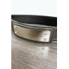 Ceinture noir avec longue boucle rectangulaire - 3