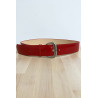 Ceinture rouge avec jolie boucle - 1