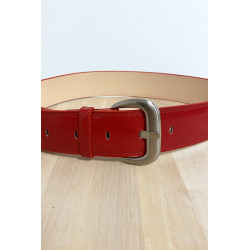 Ceinture rouge avec jolie boucle - 2