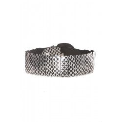 Ceinture élastique noire avec imprimé - BG - P045 - 2