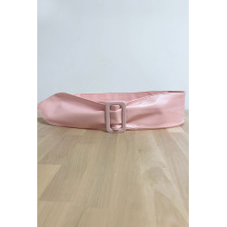 Ceinture rose avec boucle rectangle - 2