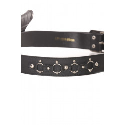 Ceinture noire avec pochette - LDF9019 - 3