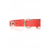 Ceinture Rouge effet troué avec des strass. Accessoire BG-P016 - 3