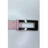 Ceinture rose avec boucle argenté - 1