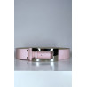 Ceinture rose avec boucle argenté - 2