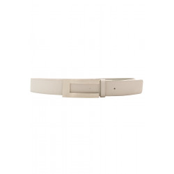 Ceinture PVC Grise boucle argent. SG0731 - 1