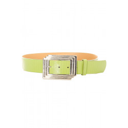 Ceinture femme en vert avec boucle rectangulaire. SG0218 - 2